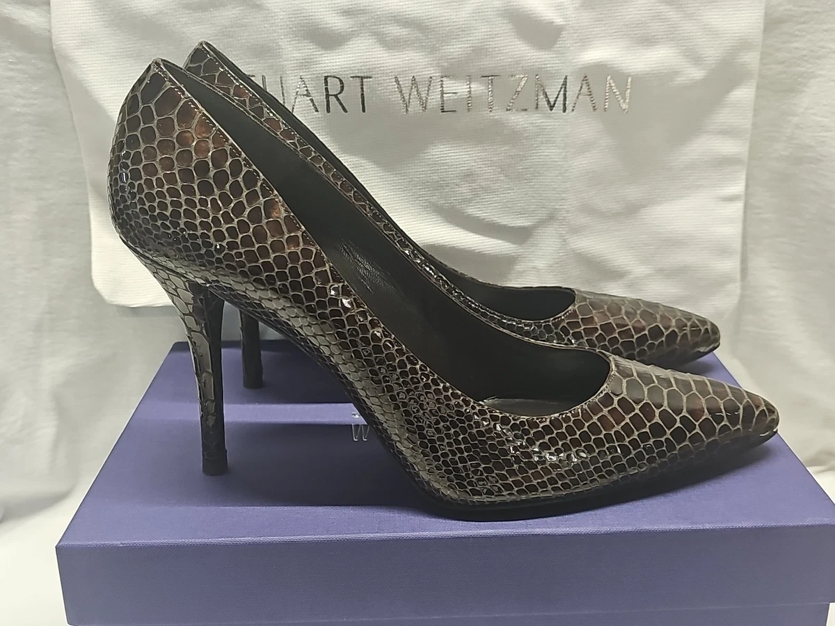 Escarpins Stuart Weitzman Vintage à Brides - Serpentille Pastel - Talons Bas