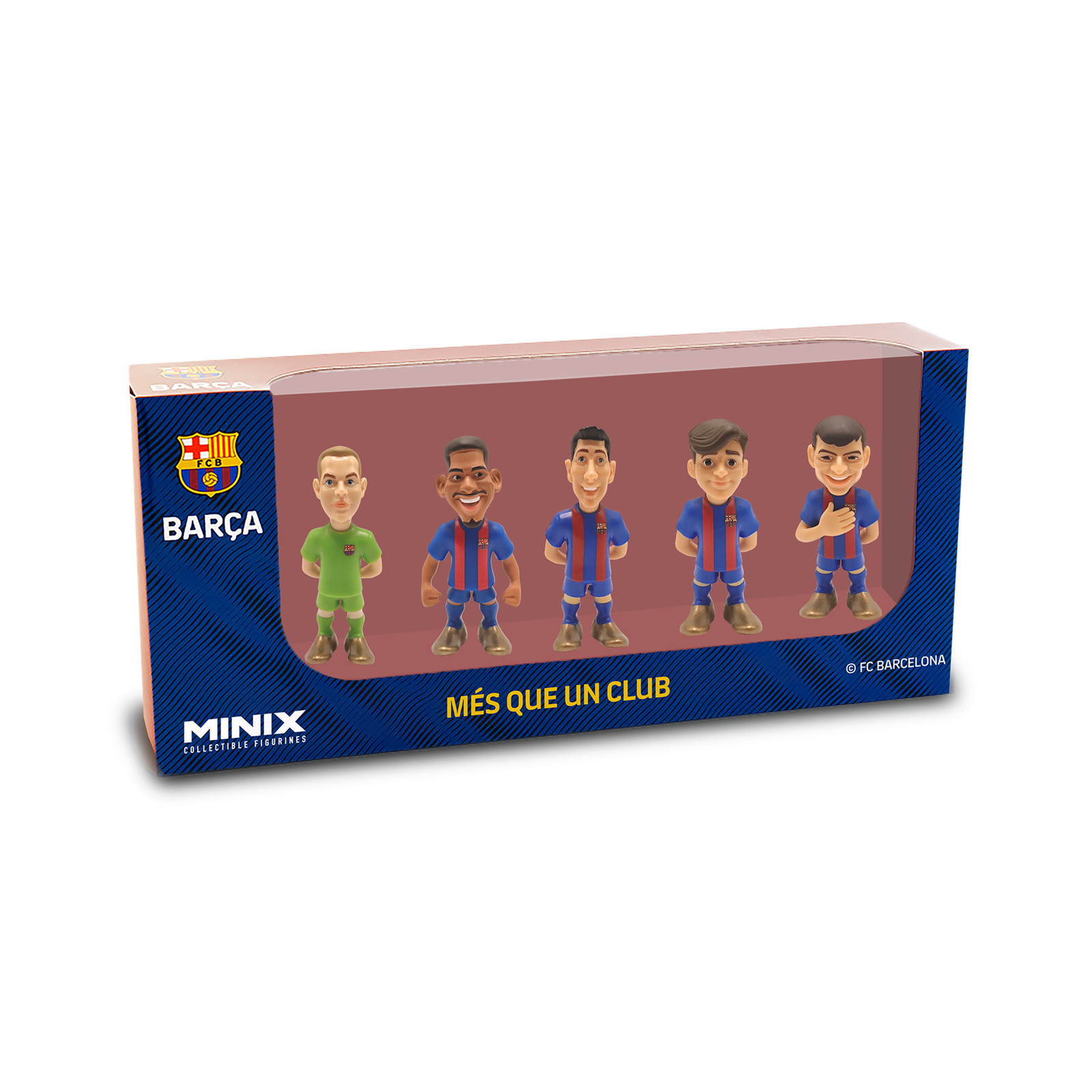 Minix Barcelona 5-Pack 7cm Figurines &ndash; Official Licensed F