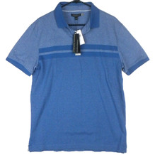 NWT  Banana Republic Performance Men's Blue Polo Shirt Size L