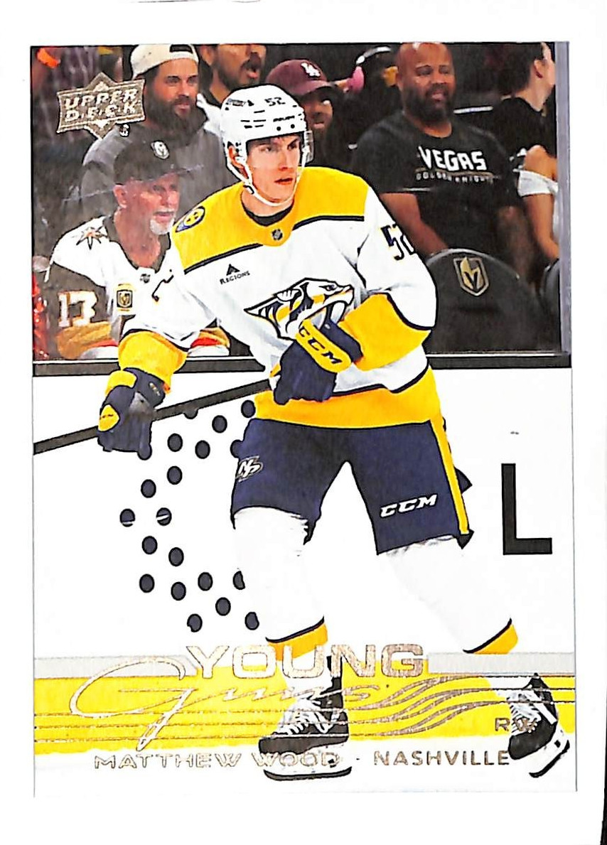 2025-26 Upper Deck Young Gun RC #228 Matthew Wood