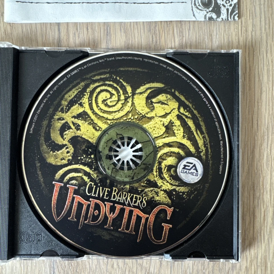 Clive Barker's Undying Vintage Windows PC Game And Manual Pre Owned - Image 3 of 4