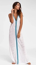 PitUSA inca Sun Dress Maxi length Beach swim cover Up Dress EUC Sz one size S/m