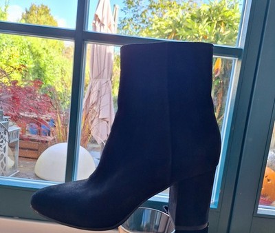 Aeyde Stiefelette Schwarz Größe 39, Wildleder,edel,  1xgetragen, Schwarz, NP 495