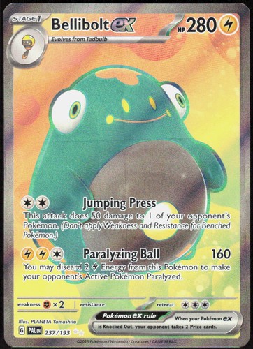 Bellibolt ex 237/193 Holofoil Ultra Rare Paldea Evolved NM Pokemon