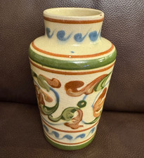 TORQUAY POTTERY ALLER VALE 24 PERSIAN OR SCANDY PATTERN? 13cm HIGH