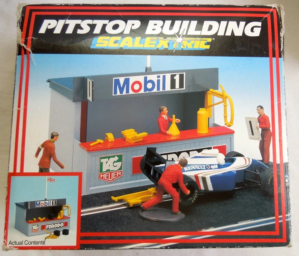 Hornby Scalextric 1980s Pit Stop Building C639 *Slot Car*England* *Extra Parts - Image 2 of 4