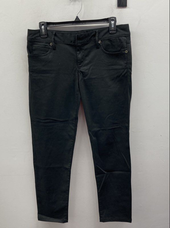 Lilly Pulitzer Women's Black Worth Skinny Cotton Blend Stretch Pants Sz 4