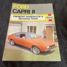 Ford Capri II Owners Handbook & Servicing Guide Haynes