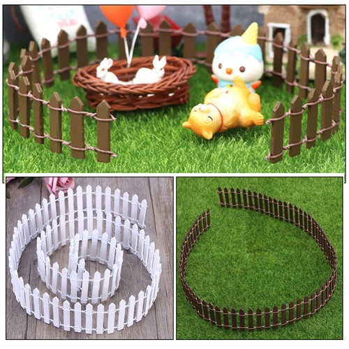 2 Pcs Mini-Zaun Minizaun Zum Basteln Miniaturzaun Für Den Garten - Bild 9 von 12