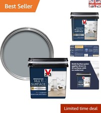 Acrylic Satin Finish Renovation Paint - 750ml - Water Resistant & Washable
