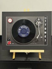 The Rolling Stones - I Can’t Get No Satisfaction 7" Vinyl Record Player Print