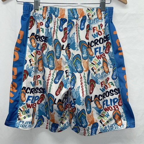 Flow Society Lacrosse Shorts Boys Flip Flow Lacrosse Size S/M L15 - Picture 4 of 10