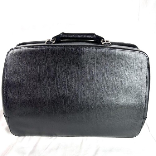 Bally All Leather 2-Way Business Attache Case Black, Well Maintained - Picture 6 of 15