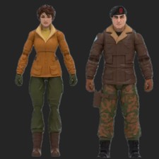 PRESALE. GI Joe Classified Haslab Snow Cat ARTIC FLINT   Lady Jay.  PRESALE