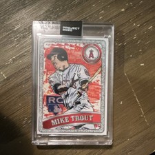 Mike Trout #100 Rookie 2011 Update Los Angeles Angels MLB Topps Project 2020