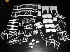 1/25 scale Model car parts  2  MPC  34 Slammer  Chassis  assembly