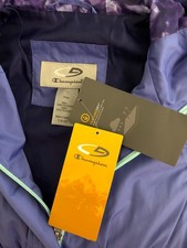 New Champion Rain Jacket Water  Wind Resistant Purple Girls S 6 6X