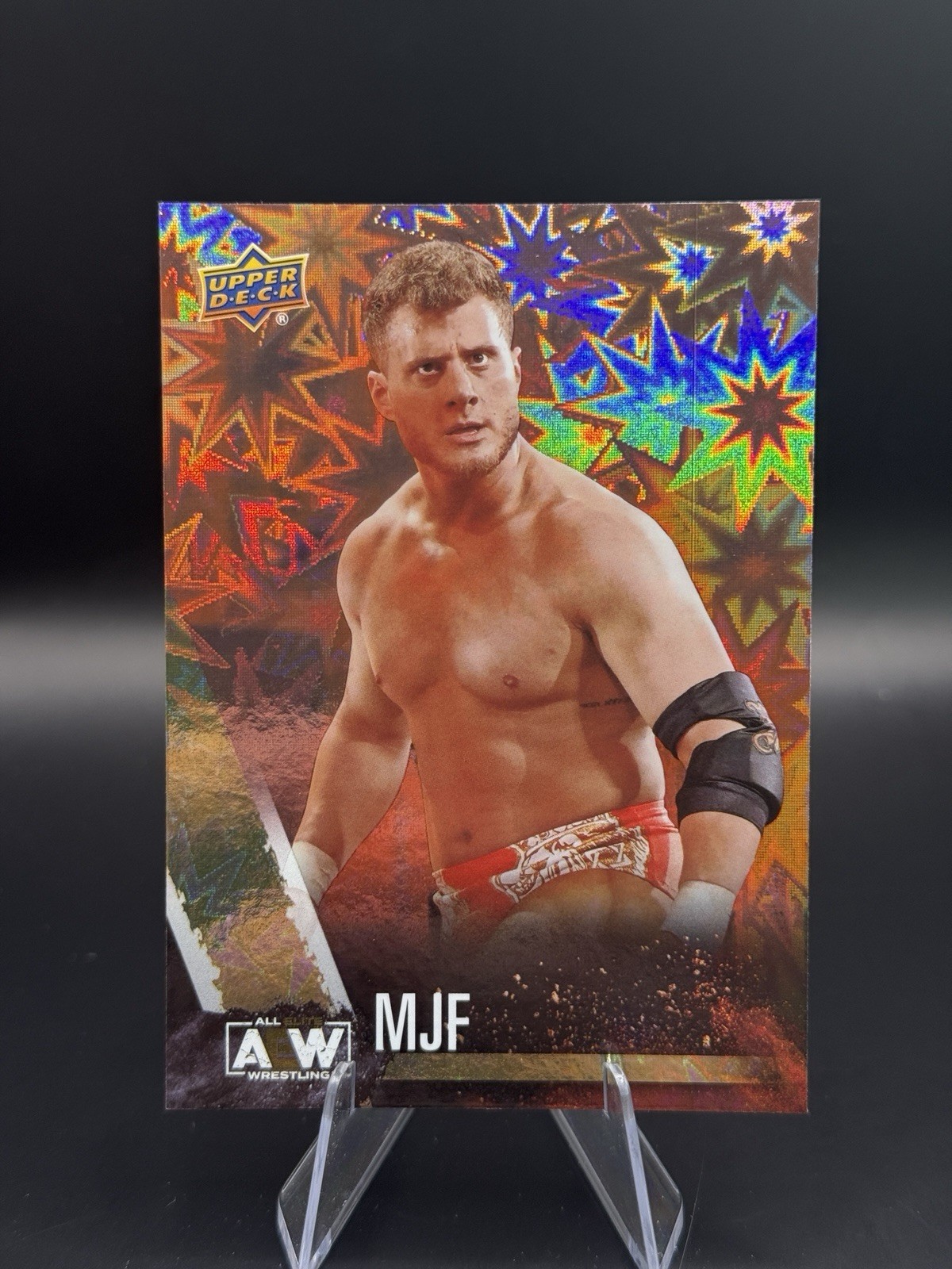 MJF Dynamite Parallel 2021 Upper Deck AEW All Elite Wrestling #51 Trading Card