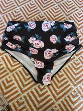 Unbranded Women’s Swim Bottom Separates Floral 2X