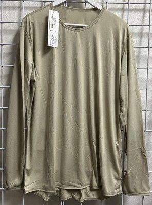USGI GEN III Light Weight Cold Weather Tan Undershirt Milliken Large Long NWT