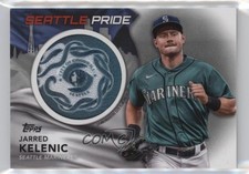 2022 Topps Series 1 City Flag Commemorative Relics Jarred Kelenic Patch 1fb7