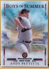 2025 Panini Boys of Summer Andy Pettitte Red Parallel New York Yankees 115/175