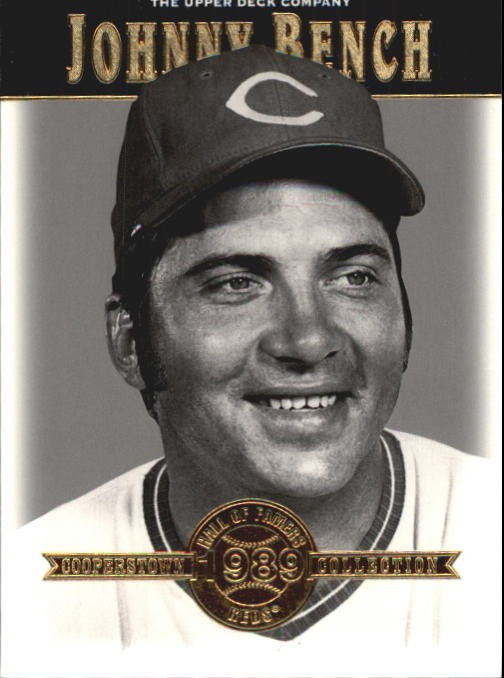 2001 Upper Deck Hall of Famers #36 Johnny Bench - BB
