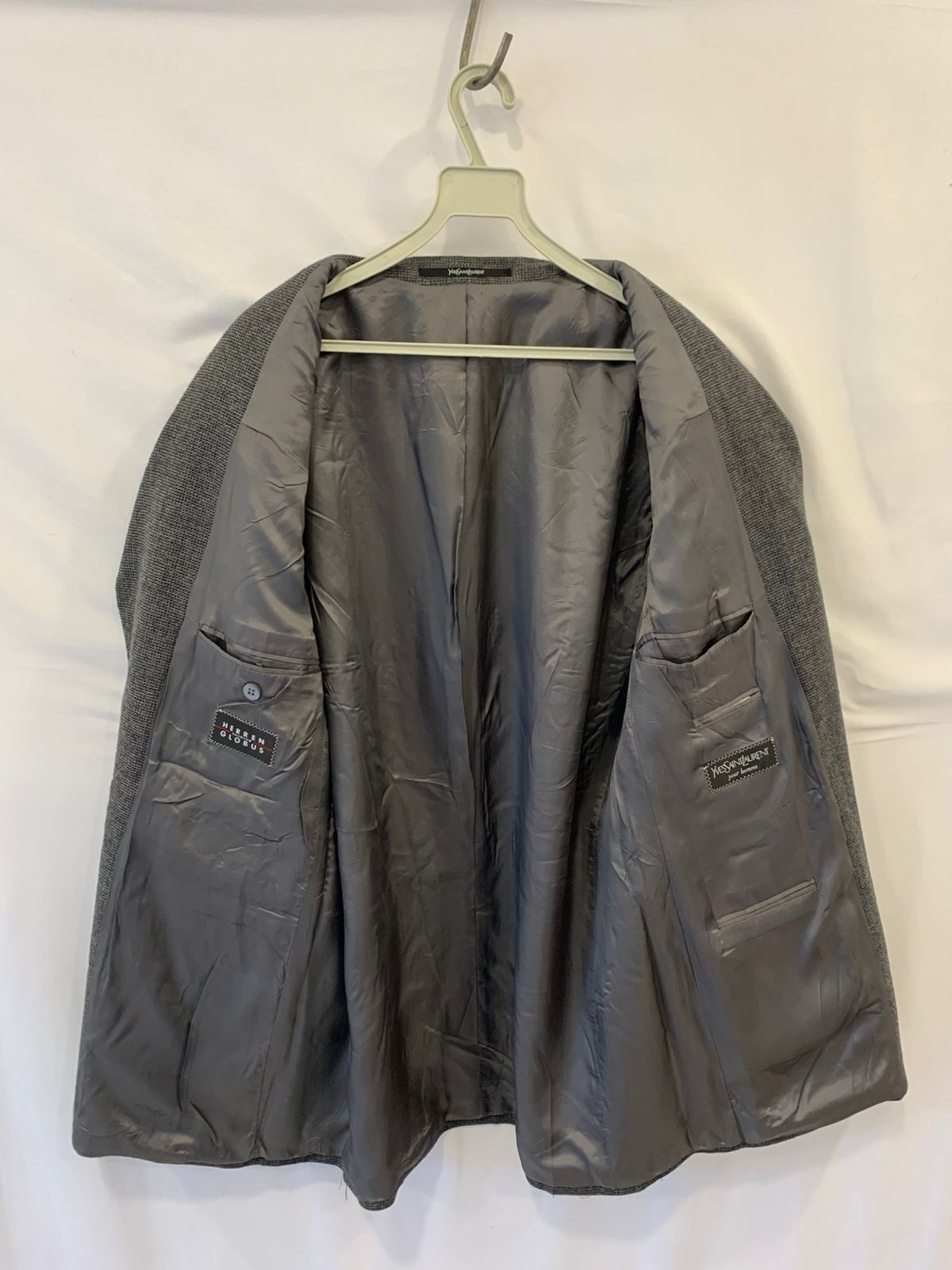 Yves Saint Laurent Pour Homme Gray Wool Blazer Ja… - image 7