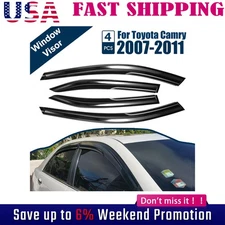 Fits for Toyota Camry 07-11 Acrylic Window Vent Visor Sun Rain Deflector Guard