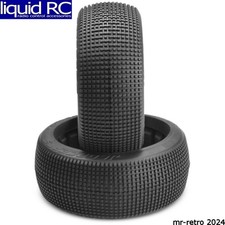 JConcepts 3121-07 Reflex - Black Compound Tires Fits 1/8th Buggy