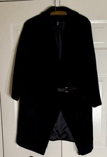 Vintage Lauren Ralph Lauren Black Wool Blend Coat