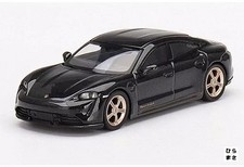 1/64 Scale Porsche Taycan Turbo S LHD Volcano Grey Metallic Mini GT Series