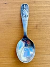Sterling Silver R.W. & S. Wallace Goosey, Goosey Gander Baby Spoon 114