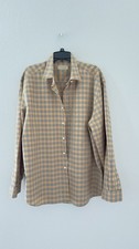 BURBERRY'S Nova Check Button Down Shirt Long Sleeve Beige Men  s Size XL
