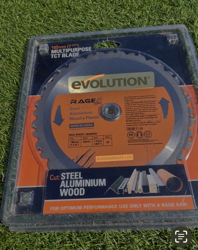 Evolution Klinge 20 Zähne Stahl/Aluminium/Holz 185 mm