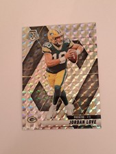 2025 Panini Mosaic Jordan Love Silver Mosaic Prizm #30 In Toploader 
