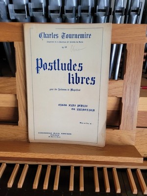* Tournemire: Postludes Libres pour Antiennes de Magnificat; organ (Eschig)