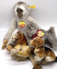 Vintage Steiff Mohair & Plush Tagged Animals ...