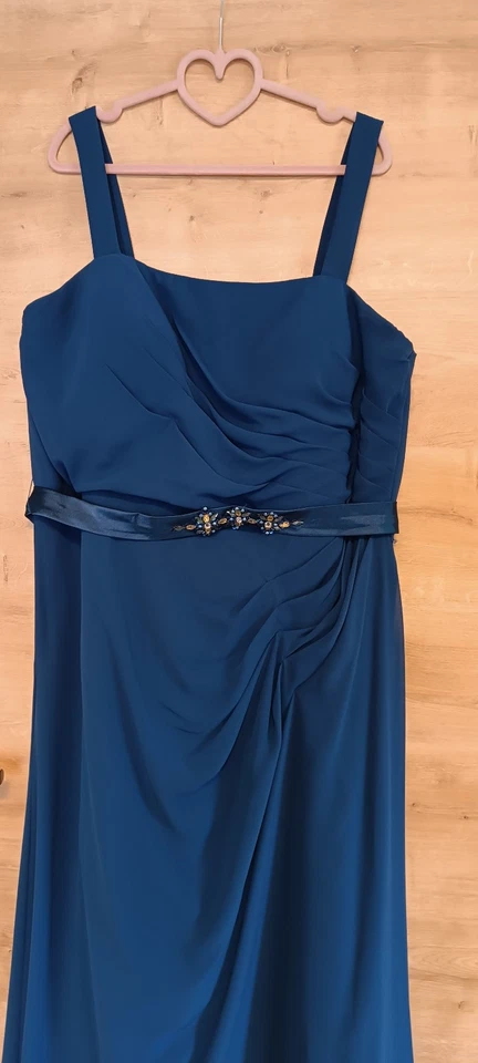 Abendkleid, Cocktailkleid, Hochzeit, Ballkleid, Größe 52,Brautmutter mit Jacke - Bild 2 von 4