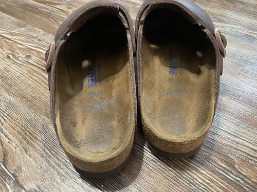 Birkenstock Boston Habana geöltes Leder braun Weichbettung normal EU 39 US 8 - Bild 4 von 7