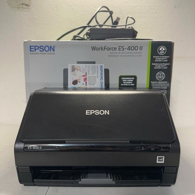 #ad #ad Epson Workforce ES 400 II Duplex Desktop Document Scanner With Original Box $179.95