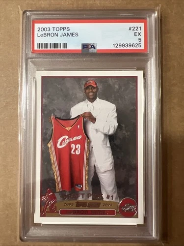 Lebron James 2003 Topps Lebron James #221 Rookie