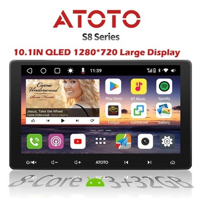ATOTO S8PM 10in Doppel DIN Android Autoradio Navi GPS Radio Tuner Dual Bluetooth