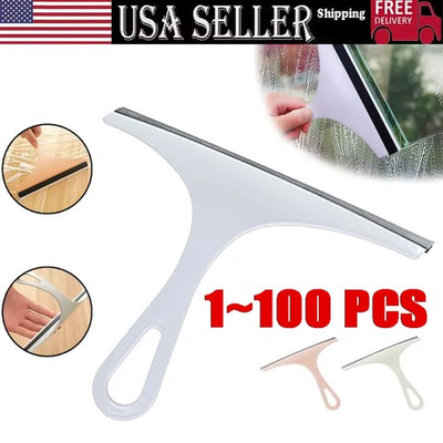 #ad #ad Glass Window Wiper Cleaner Bathroom Squeegee Car Mirror Scrub Cleaning Tool $36.99