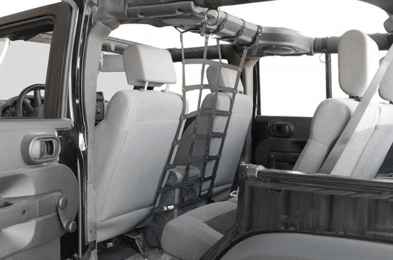 For Jeep Wrangler JK 2018 Steinjager J0044983 Gray Dog Partition Foto 3 de 4