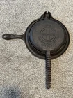 Griswold American No.8 Cast Iron Waffle Maker With Low Base Handled