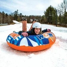 WOW Sports POW! WOW  1- or 2-Person Giant Fast Snow Tube with Fast Inflation