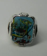 Vari-Vue Batcopter / Batman Robin in Batcopter Flicker Ring from Batman Series