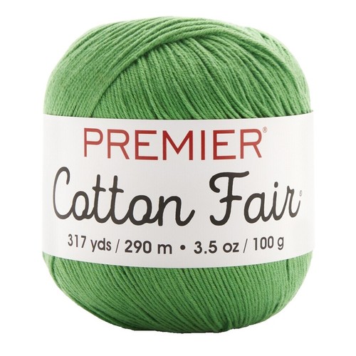 Fil à Tricoter Coton 100g - Couleur Cuivre/vert Torsadé 2/50Nm - Fin Fil 2252/2262