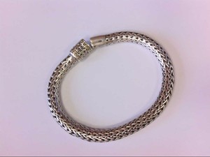 Bjc Samuel Benham 925 18k Woven 8 125 Bracelet 6 3mm Thick Image Is Loading Bjc Samuel Benham 925 18k Woven 8 125